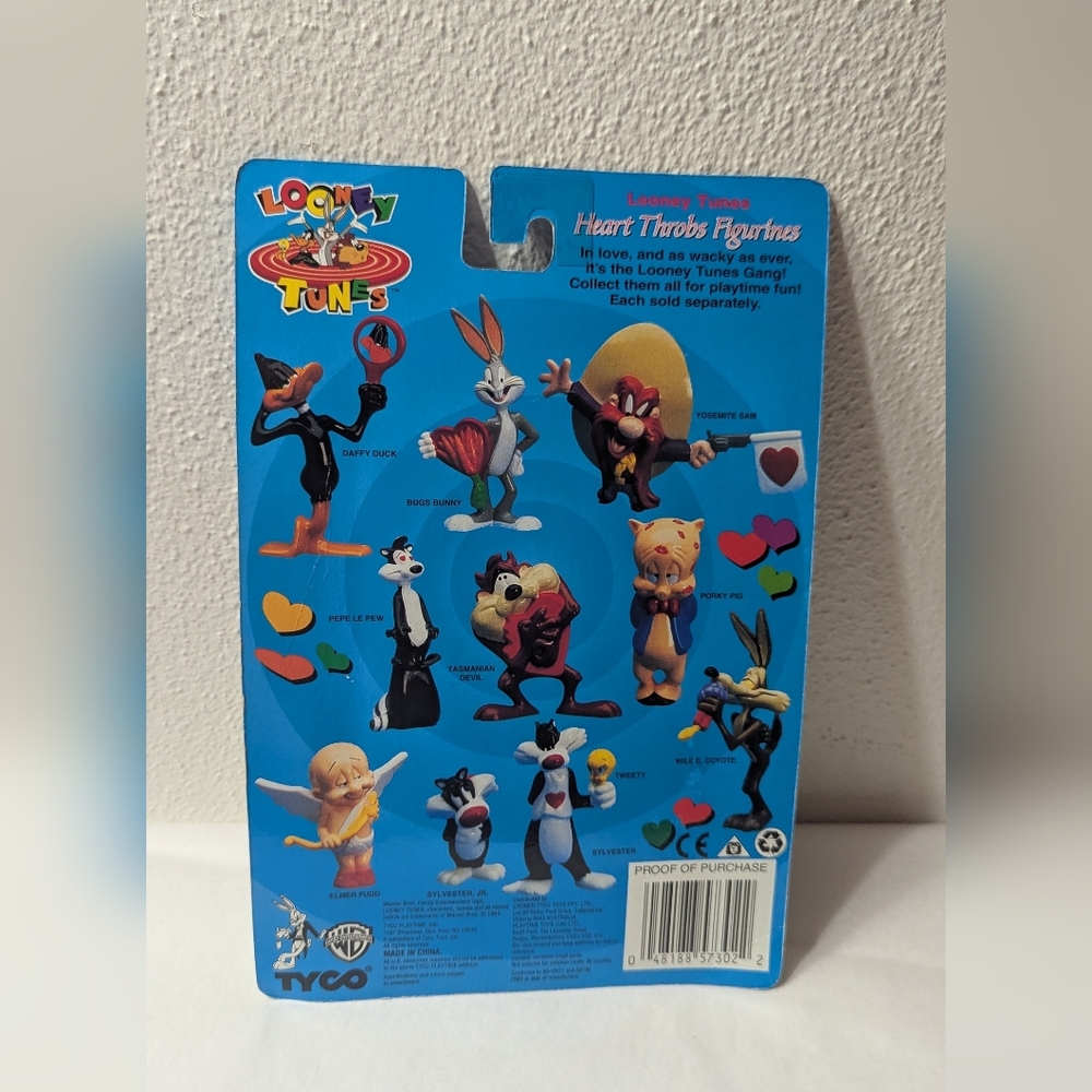 Looney Tunes Daffy Duck Heart Throbs Figure 1994 New Old Stock Original Package - Picture 2 of 2